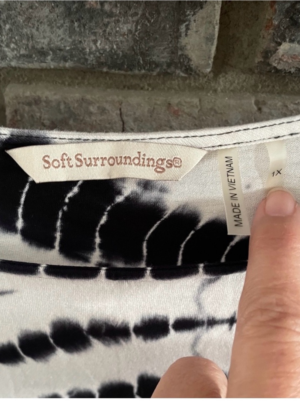 Soft Surroundings Tie Dye Tunic 1X - Picture 4 of 4